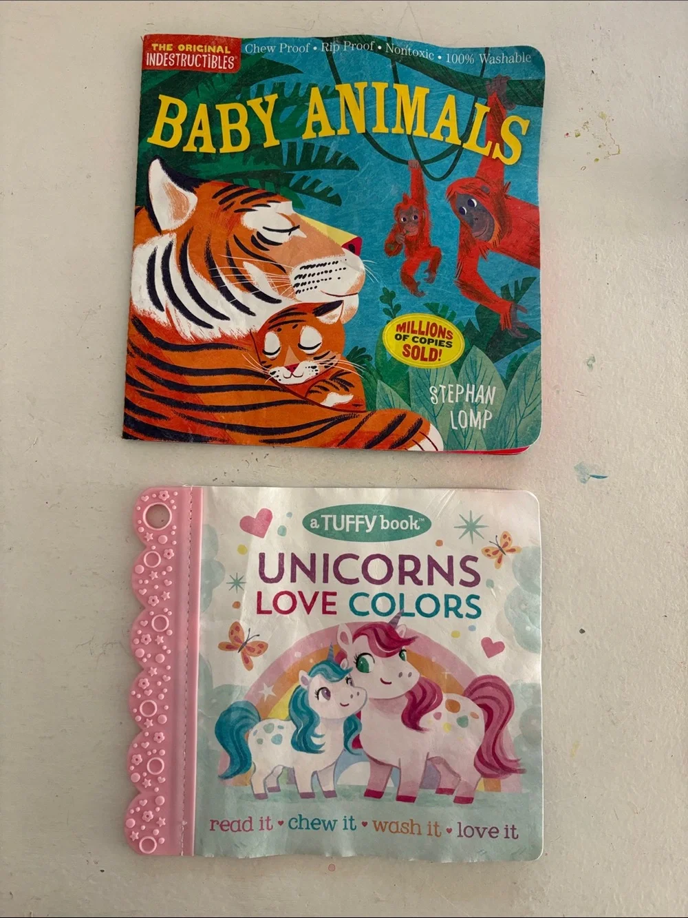 Chew Proof washable books baby